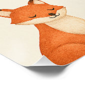 Adventure Awaits Invitation Woodland Baby Shower ポスター (コーナー)