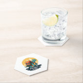 Adventure Awaits is Hiking Adventures is Outdoor A ペーパーコースター (インサイチュ)