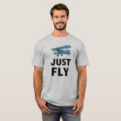Adventure_Awaits_Just_Fly Tシャツ (正面フル)