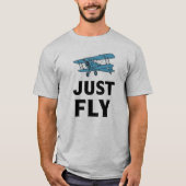 Adventure_Awaits_Just_Fly Tシャツ (正面)