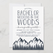 Adventure Awaits! Mountain Bachelor Weekend 招待状 (正面)