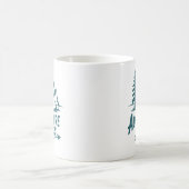 Adventure Awaits Outdoors Camping Coffee コーヒーマグカップ (中央)