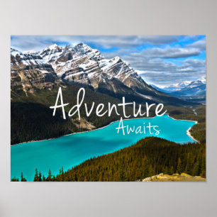 Adventure Awaits Peyto Lake ポスター