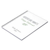 Adventure Awaits Retirement Personalized ノートブック (左側)