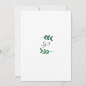 Adventure Awaits Safari Animals Baby Shower 招待状 (裏面)