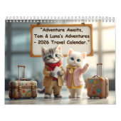 Adventure Awaits – Tom & Luna’s Adventures™ 2026 T カレンダー (カバー)
