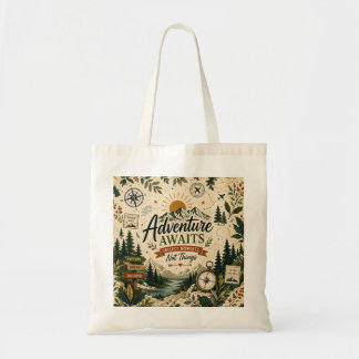 Adventure Awaits Vintage Nature Crossbody Bag | Ru トートバッグ