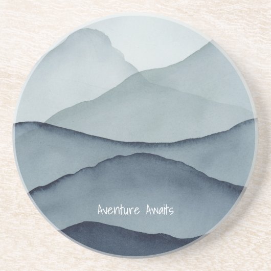 Adventure Awaits Watercolor Mountain コースター (正面)