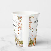 Adventure Awaits Woodland Animals Baby Shower 紙コップ (右)