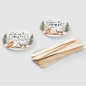 Adventure Awaits Woodland Baby Shower ハンドファン (組立なし)