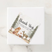 Adventure Awaits Woodland Baby Shower フェイバータグ (インサイチュ)