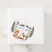 Adventure Awaits Woodland Baby Shower フェイバータグ (インサイチュ)