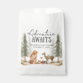 Adventure Awaits Woodland Baby Shower フェイバーバッグ (正面)