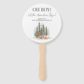 Adventure Begin Baby Shower ハンドファン (裏面)