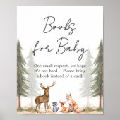 Adventure Begin Baby Shower Books for Baby Sign ポスター (正面)