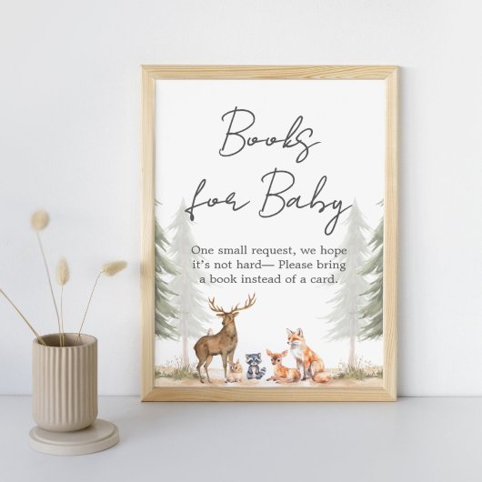 Adventure Begin Baby Shower Books for Baby Sign ポスター