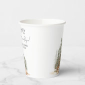 Adventure Begin Woodland Animals Baby Shower 紙コップ (左)