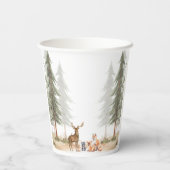 Adventure Begin Woodland Animals Baby Shower 紙コップ (裏面)