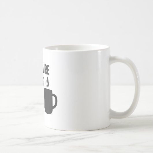 Adventure Begins After Coffee – Outdoor Coffee Quo コーヒーマグカップ (右)