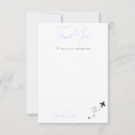 Adventure Begins College Graduation Party サンキューカード