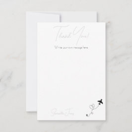 Adventure Begins College Graduation Party サンキューカード