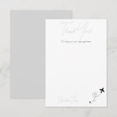 Adventure Begins College Graduation Party サンキューカード (正面/裏面)