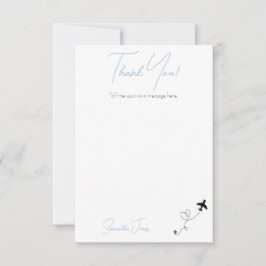 Adventure Begins College Graduation Party サンキューカード