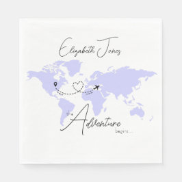 Adventure Begins College Graduation Party スタンダードランチョンナプキン