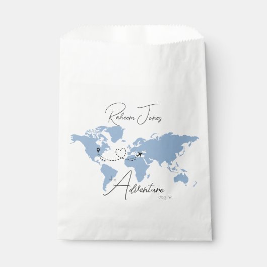 Adventure Begins College Graduation Party フェイバーバッグ (正面)