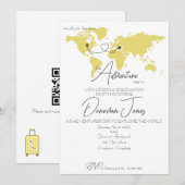 Adventure Begins College Graduation Party 招待状 (正面/裏面)