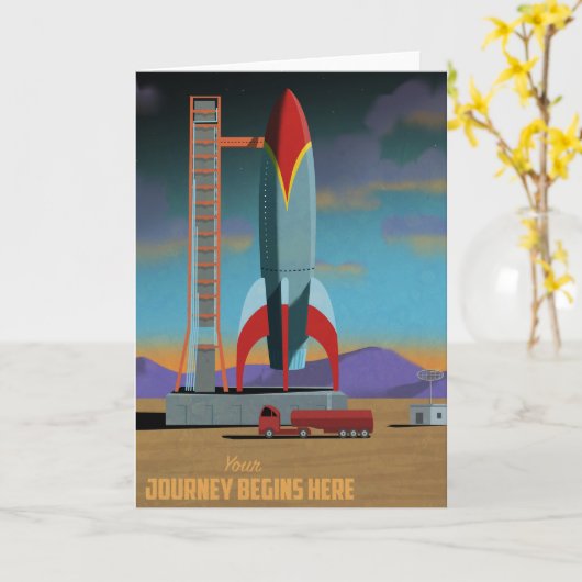 Adventure Begins Here カード (黄色い花)