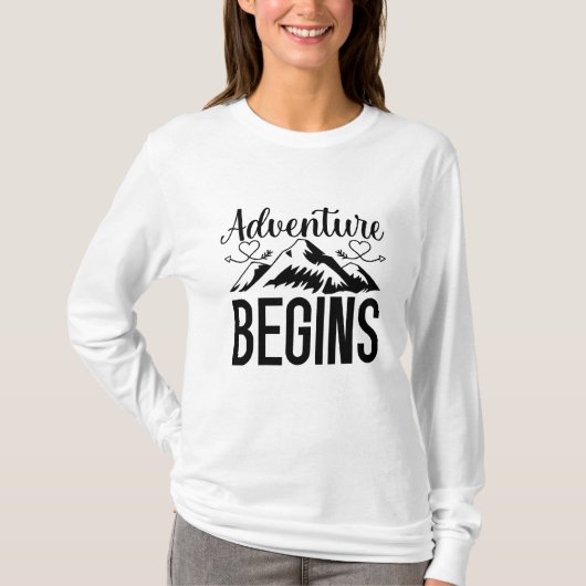 adventure begins tシャツ (正面)