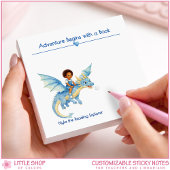 Adventure Begins with a Book Personalized Book Lov ポストイット