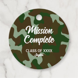 Adventure Camouflage Green & Dark Brown フェイバータグ