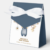 Adventure Clothesline Airplane Sky Baby Shower フェイバーボックス (正面)