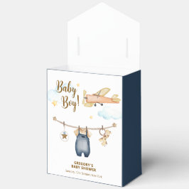 Adventure Clothesline Airplane Sky Baby Shower フェイバーボックス