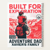 Adventure Dad - 探検のために作られた プランナー手帳 (裏面)