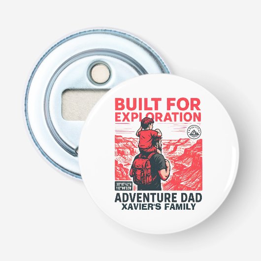 Adventure Dad - 探検のために作られた 栓抜き (正面)