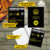 Adventure Dad Magazine Cover - Add Your Headline ノートブック