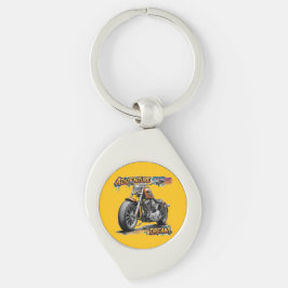 Adventure Dream Ride – Vintage Chopper Motorcycle  キーホルダー