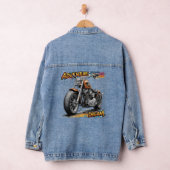 Adventure Dream Ride – Vintage Chopper Motorcycle  デニムジャケット (ハンガー)