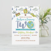 Adventure Explorer 2nd Birthday Invitation 招待状 (スタンド正面)