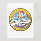 Adventure Fabulous Indonesiaのロゴ ポストカード (正面)