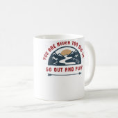 Adventure Go Out And Play コーヒーマグカップ (正面右)