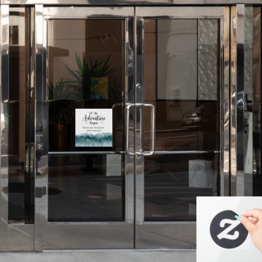 Adventure Guide Car Magnet ウィンドウサイン (オフィスドア)