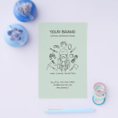 Adventure Guides Hiking & Camping Flyer with QR チラシ (シングル)