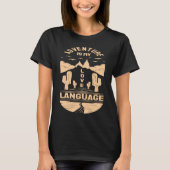 Adventure is My Love Language Camp Graphic Plus S Tシャツ (正面)