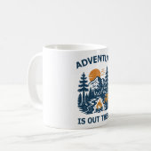 Adventure is out there コーヒーマグカップ (正面左)