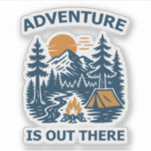 Adventure is out there シール (正面)