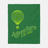 Adventure is out there 2 フリースブランケット (正面)